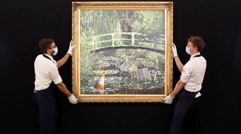 Painting by Banksy Sold During London Auction
