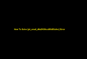 How To Solve [pii_email_d6a2f430ccd80d85a9ec] Error