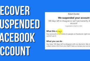 How to Recover a Suspended Facebook Account: A Comprehensive Guide
